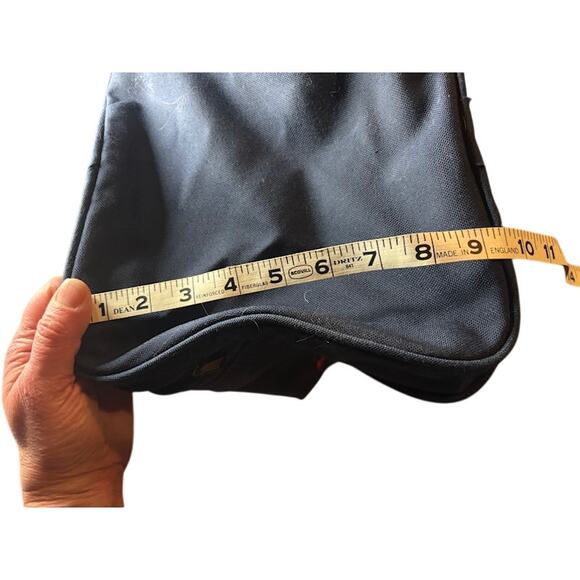 Vintage Ben Hogan Golf Duffle Bag Blue Red White Pockets Shoulder Strap Handles - Picture 9 of 9